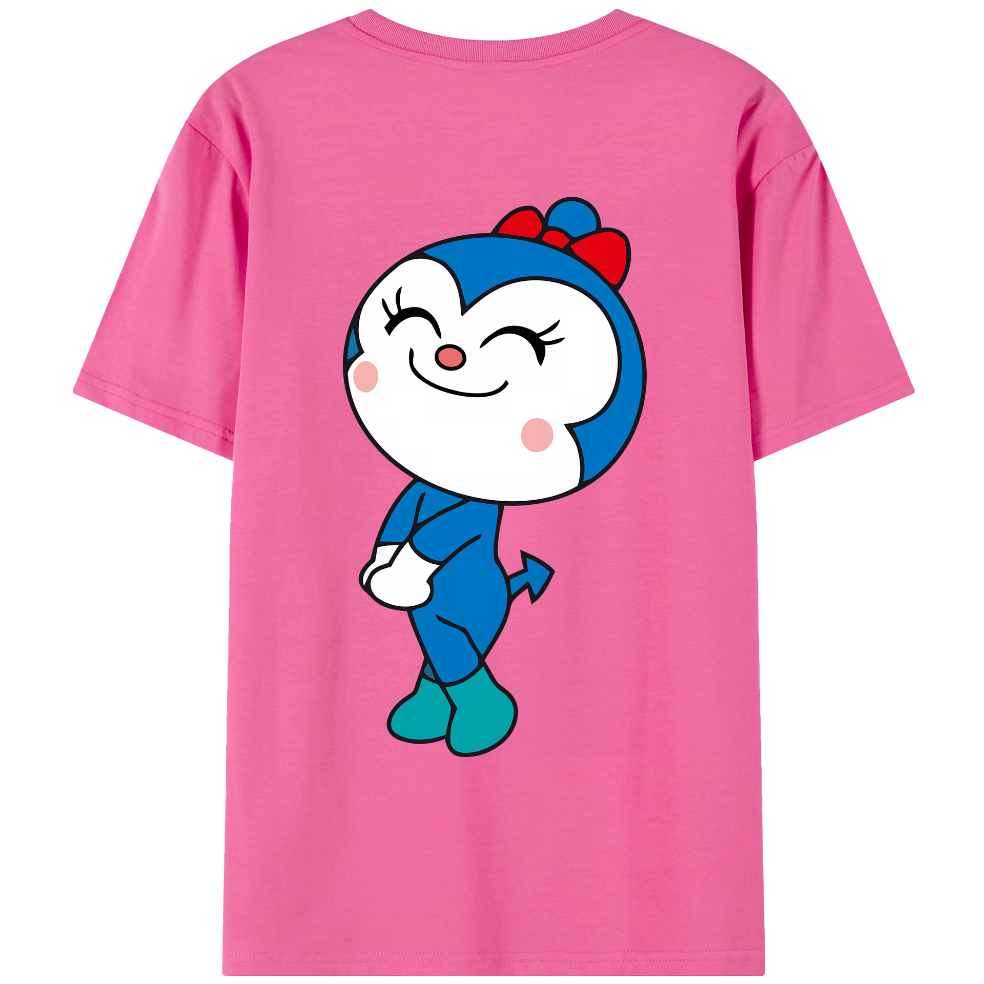 （画像用） アンパンマン Anpanman レディース半袖Tシャツ(バックプリント)